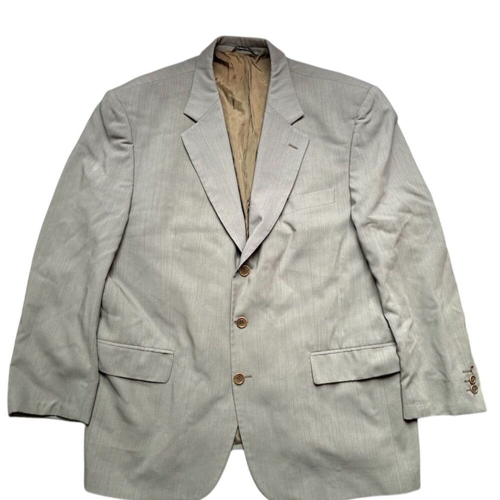 Vintage Missoni Men's Beige‎ Wool Blend Blazer Jacket 46